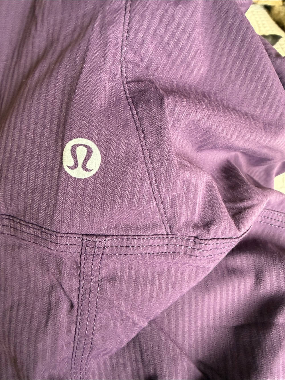 Purple Drawstring Casual Pants - Picture 9 of 10